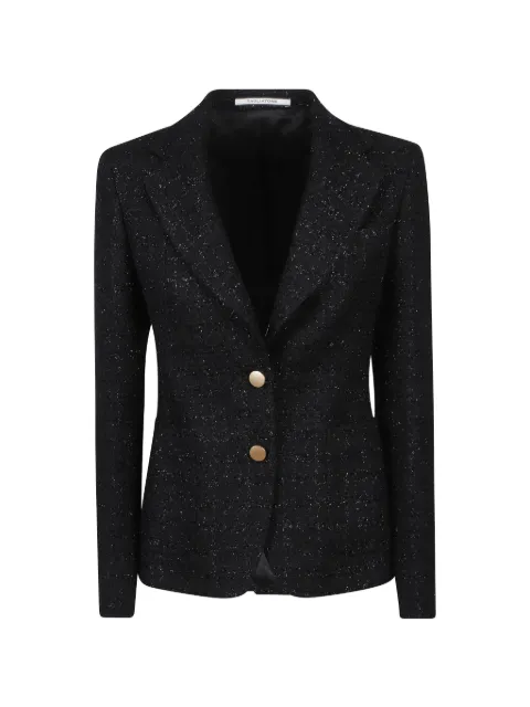 Tagliatore bouclé-knit tailored blazer