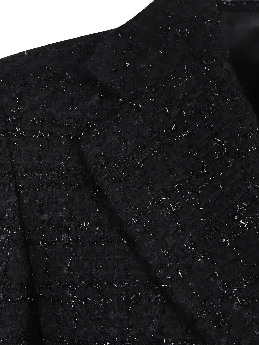 Tagliatore Bouclé gebreide blazer Zwart