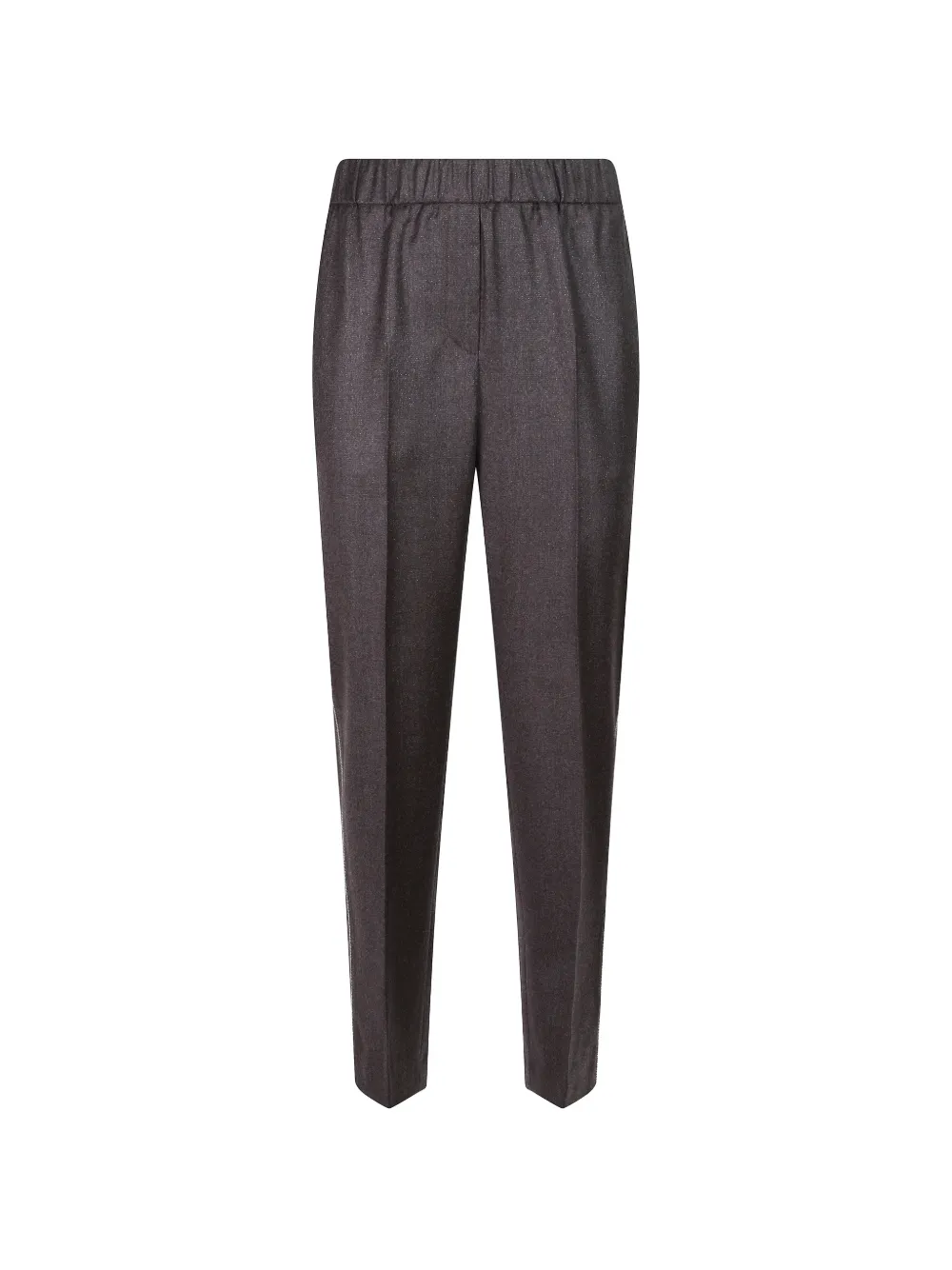 Peserico Punto Luce-detail elasticated-waistband trousers - Grigio