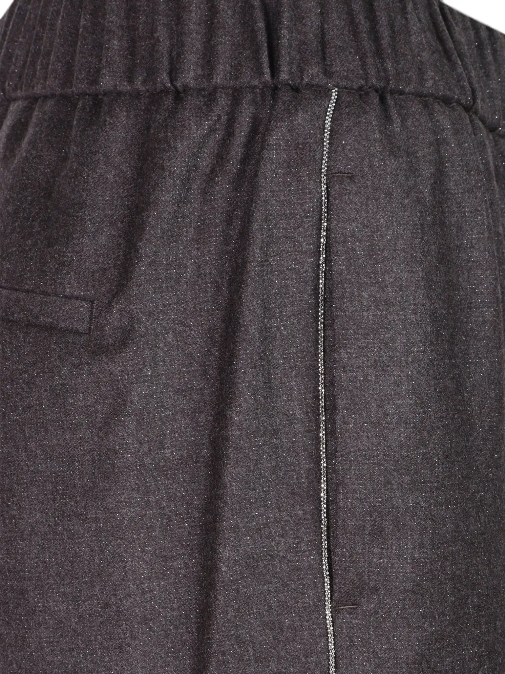 Peserico Punto Luce broek met elastische tailleband Grijs