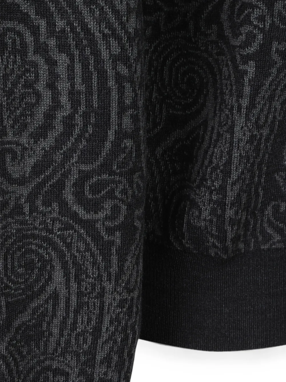 ETRO Trui met paisley-jacquard Zwart