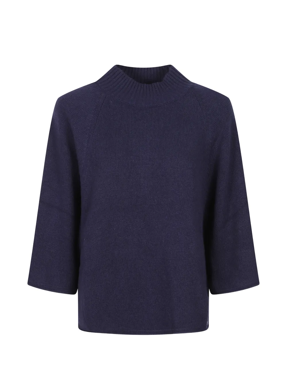 Fay Mock-neck Raglan-sleeve Sweater In Blue