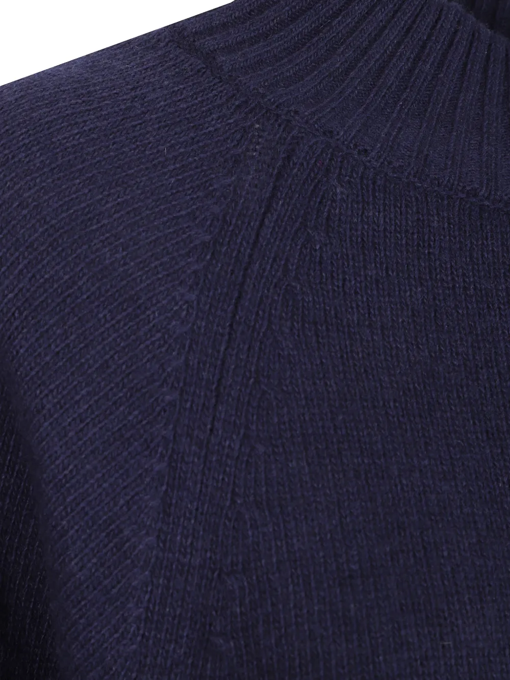 Fay mock-neck raglan-sleeve sweater Blauw