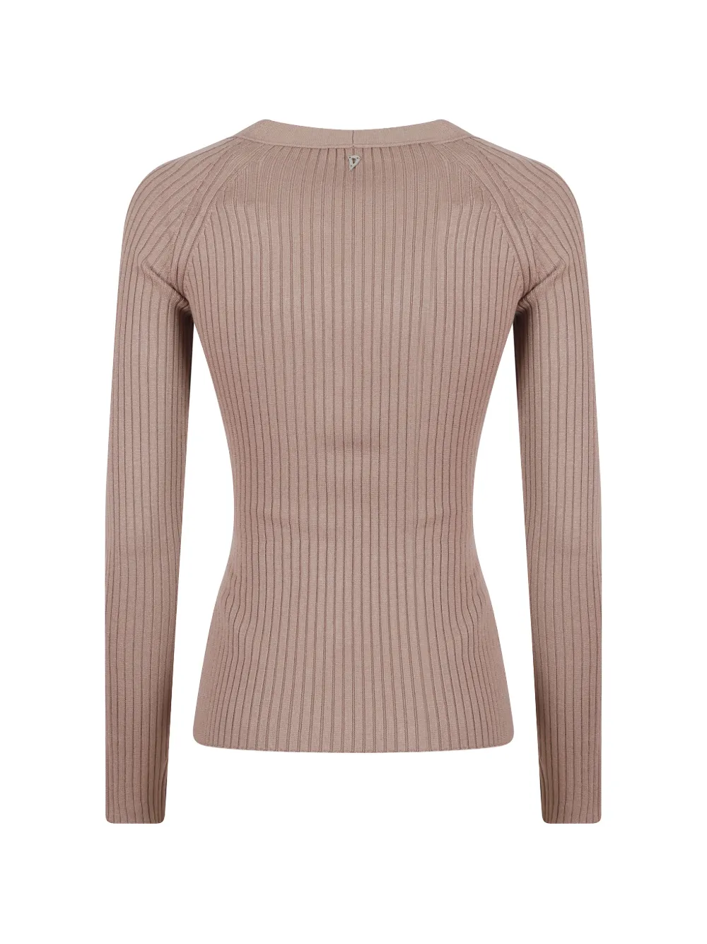 DONDUP Ribgebreid vest Beige