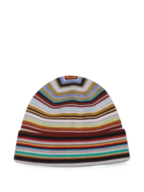 Paul Smith merino wool 'Signature Stripe' beanie hat