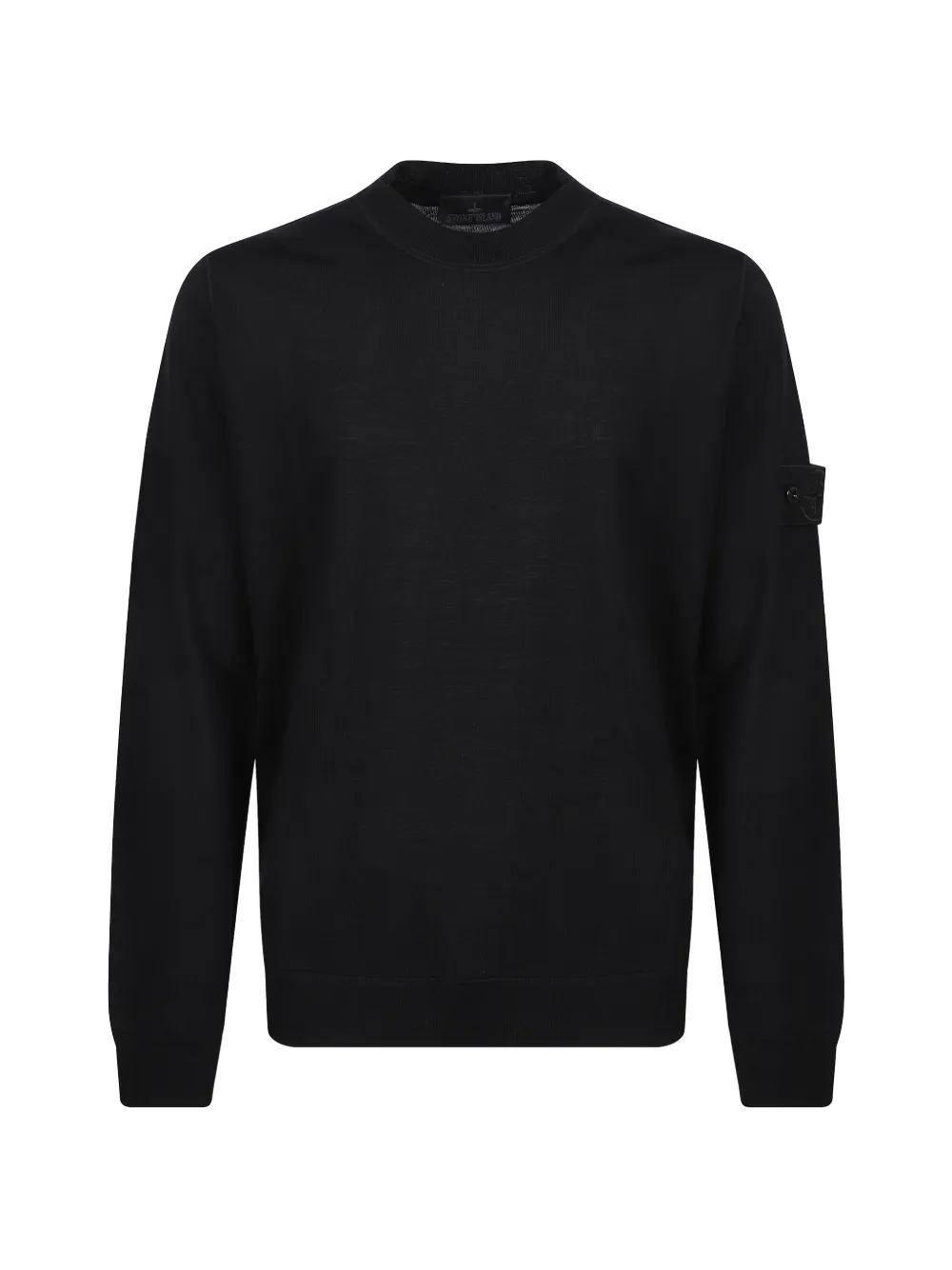 Stone Island 5100074 light pure rws wool_S.I. Ghost sweater - Schwarz