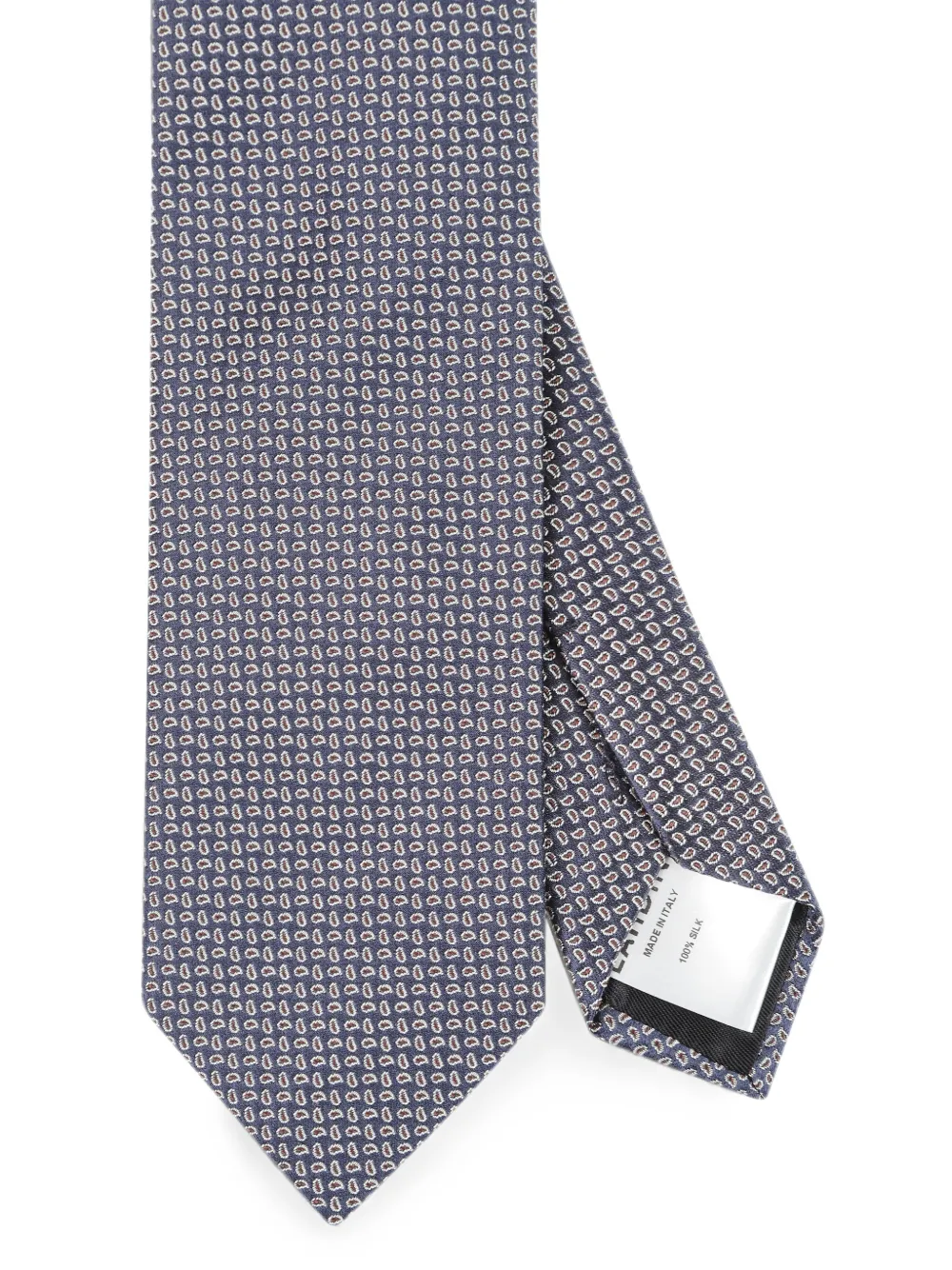 Lardini Stropdas met paisley-print Blauw