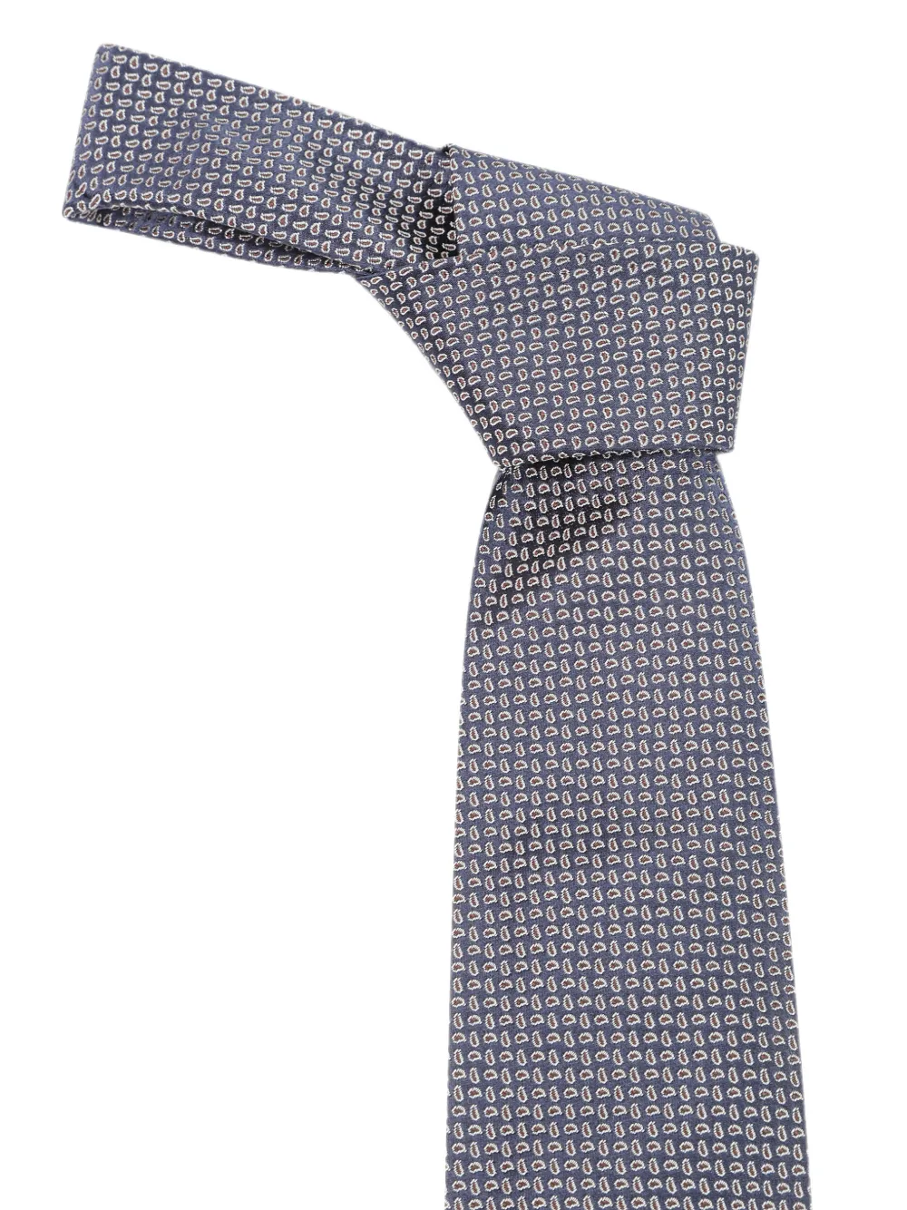 Lardini Stropdas met paisley-print Blauw