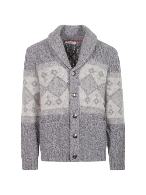 Brunello Cucinelli cable-knit cardigan
