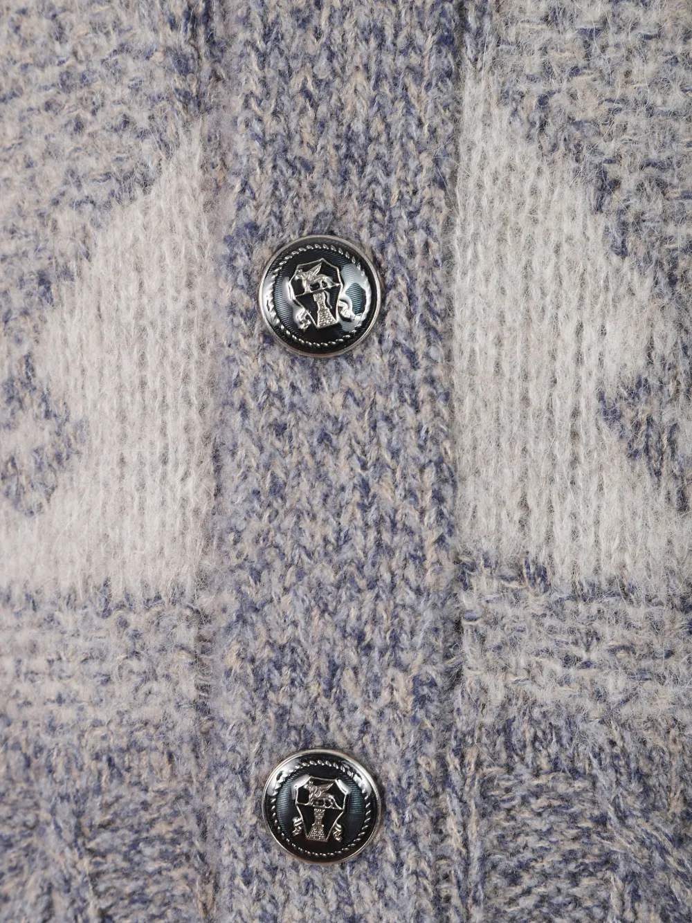 Brunello Cucinelli cable-knit cardigan Blauw