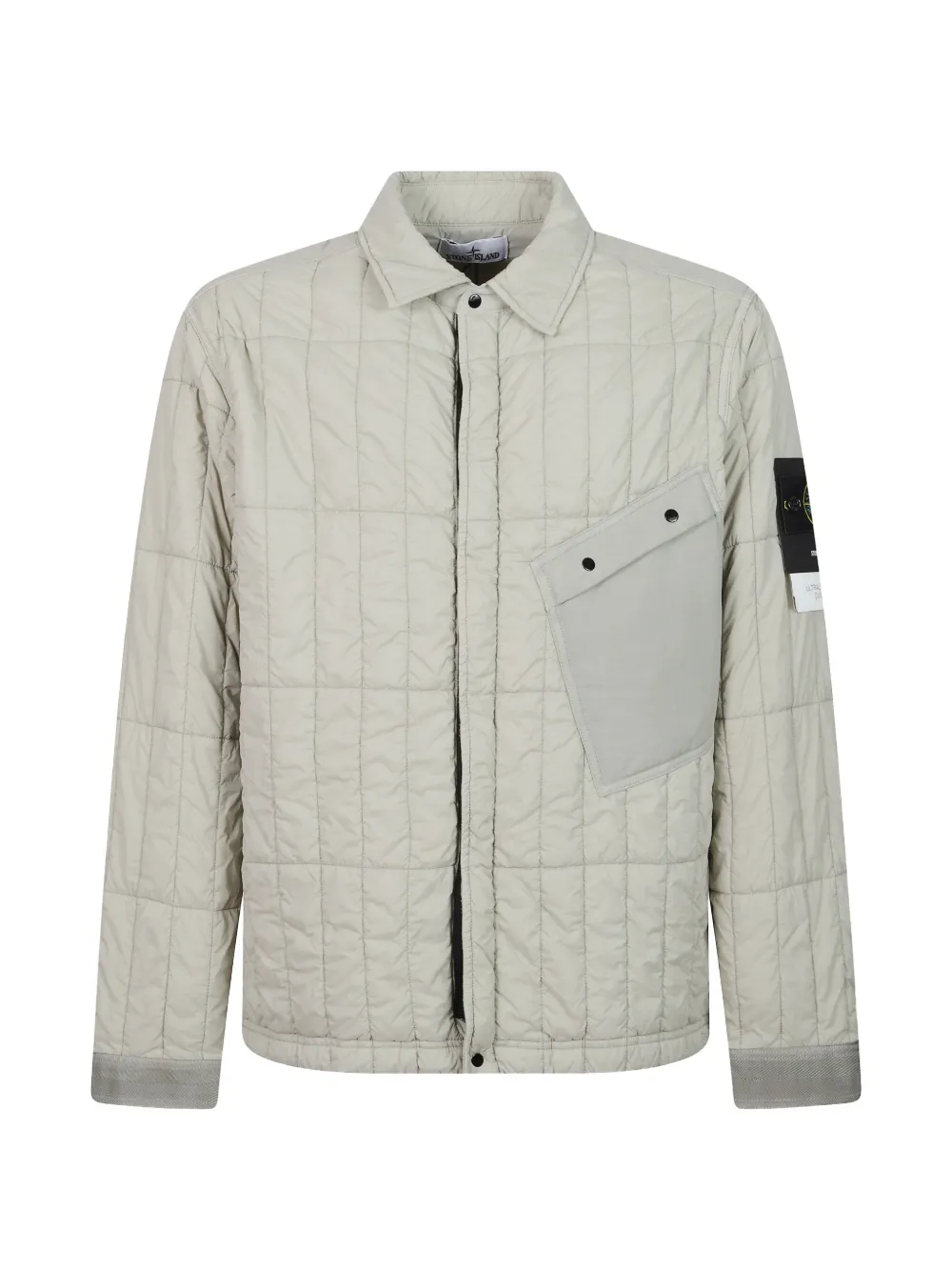 Stone Island 4100014 ultralight nylon quilted-TC jacket - Nude