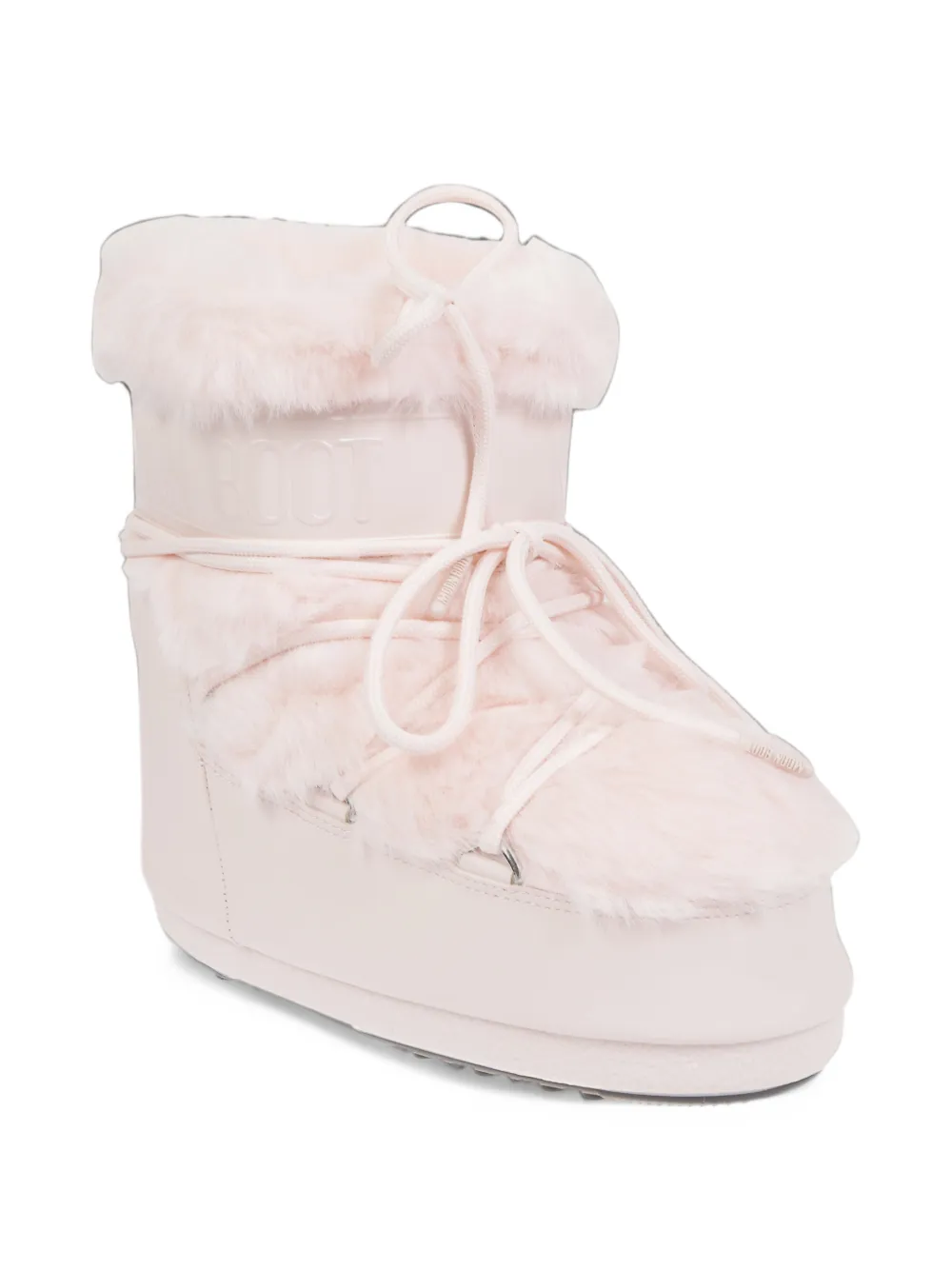 Moon Boot Kids Icon faux-fur snow boots - Rosa