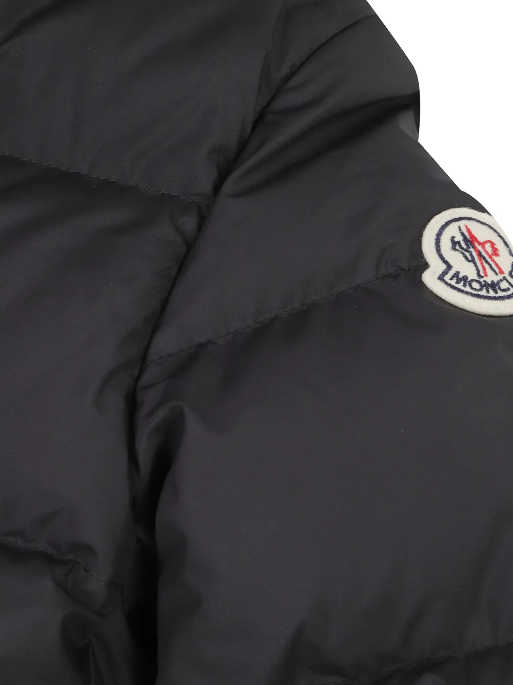 Moncler Enfant Elizaveta gewatteerd peplum jack Zwart