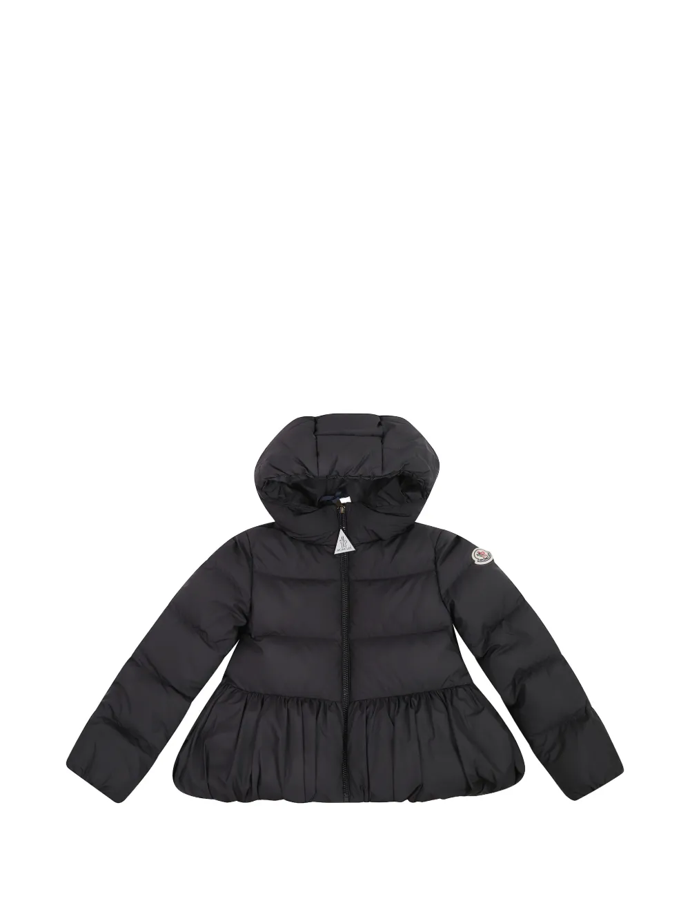 Moncler Enfant Elizaveta gewatteerd peplum jack Zwart