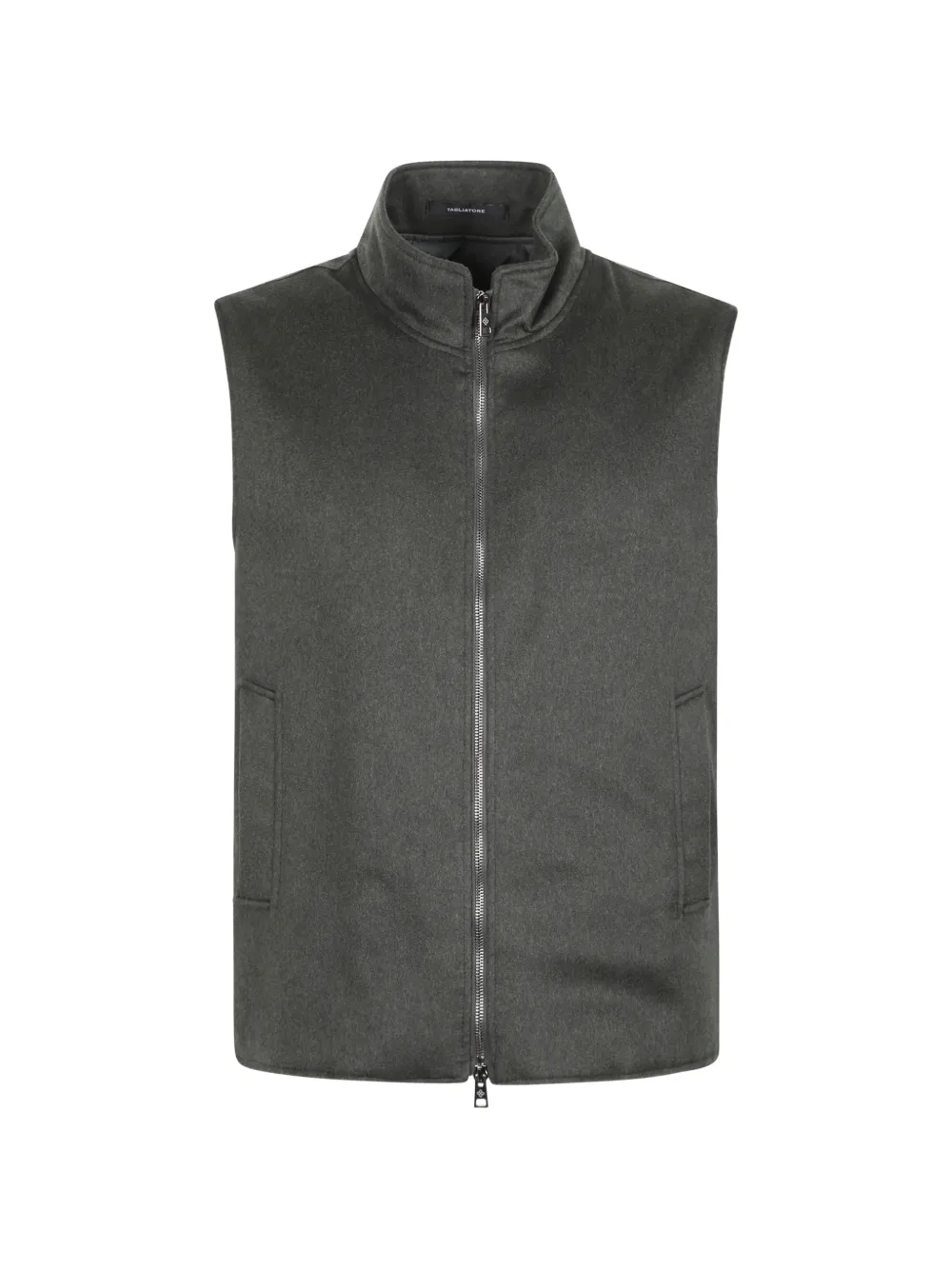 Tagliatore zip-up sleeveless waistcoat