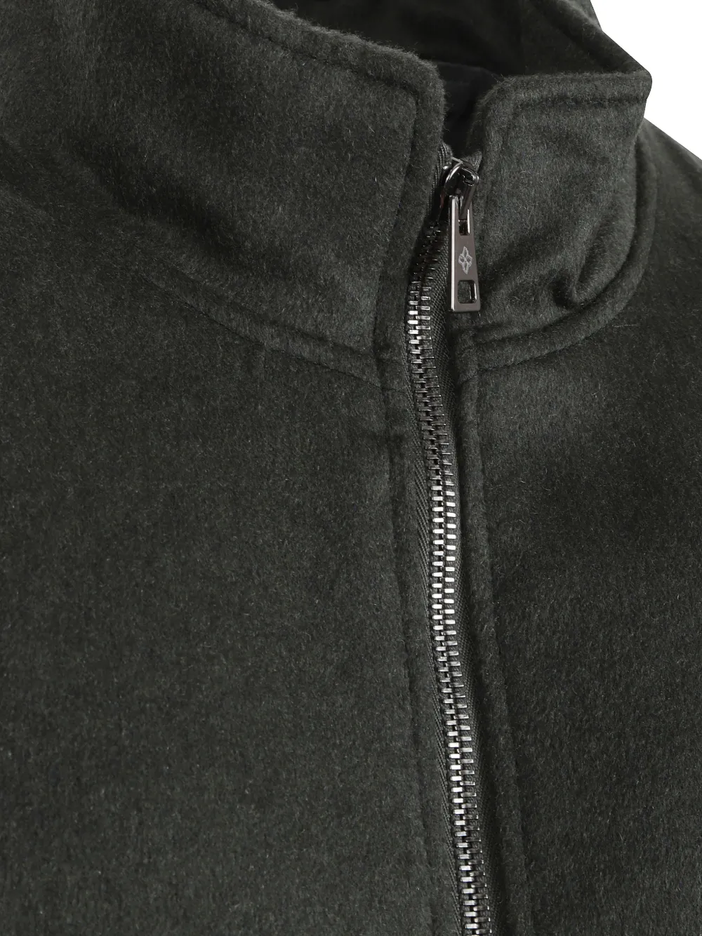 Tagliatore Mouwloos gilet met rits Groen