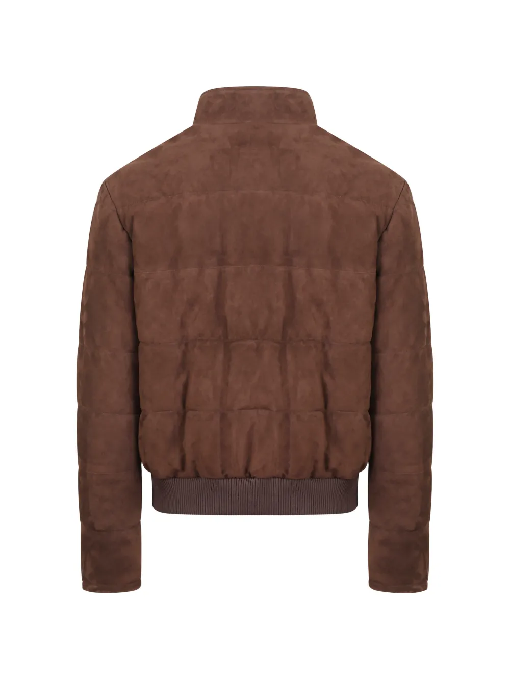 Tagliatore quilted suede jacket Bruin