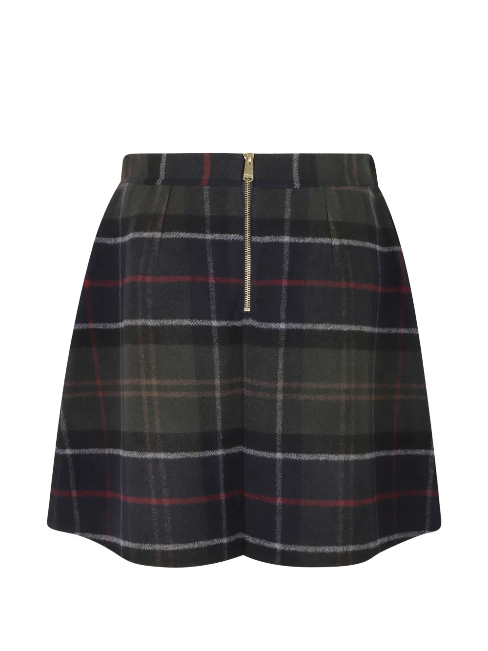 Barbour Marlow pleated mini skirt Blauw