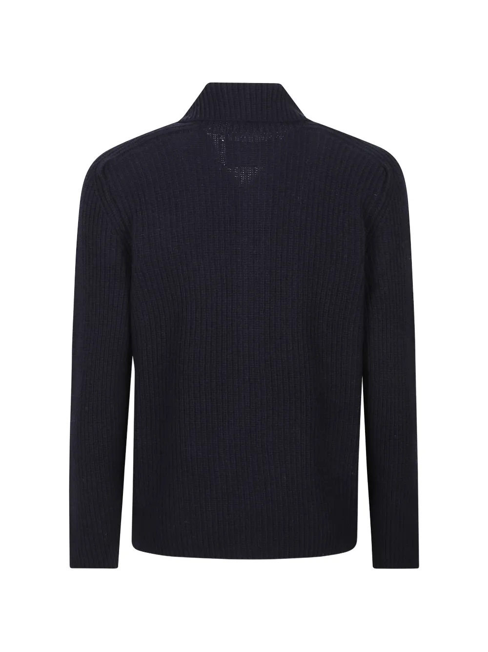 Tagliatore Ribgebreid vest Blauw