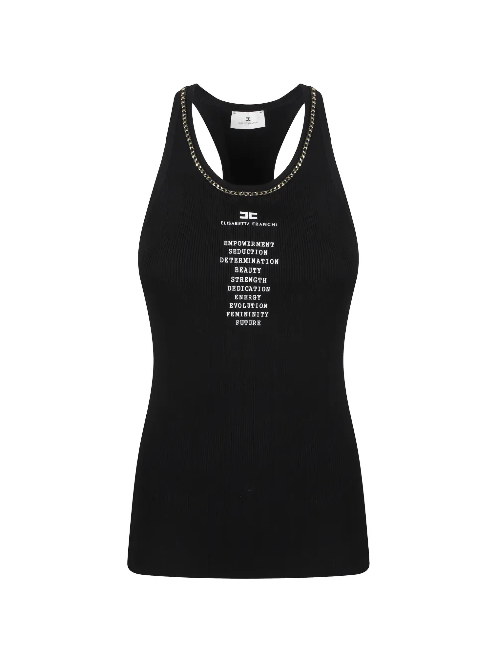 Elisabetta Franchi chain-link tank top
