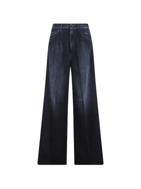 DONDUP pleat-detail faded jeans