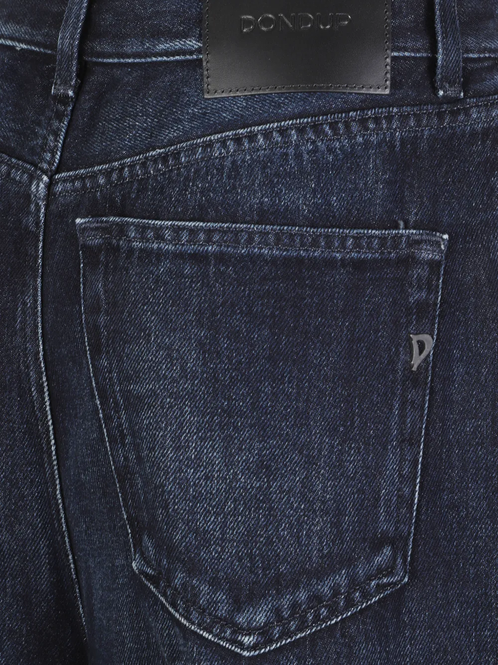 DONDUP pleat-detail faded jeans Blauw