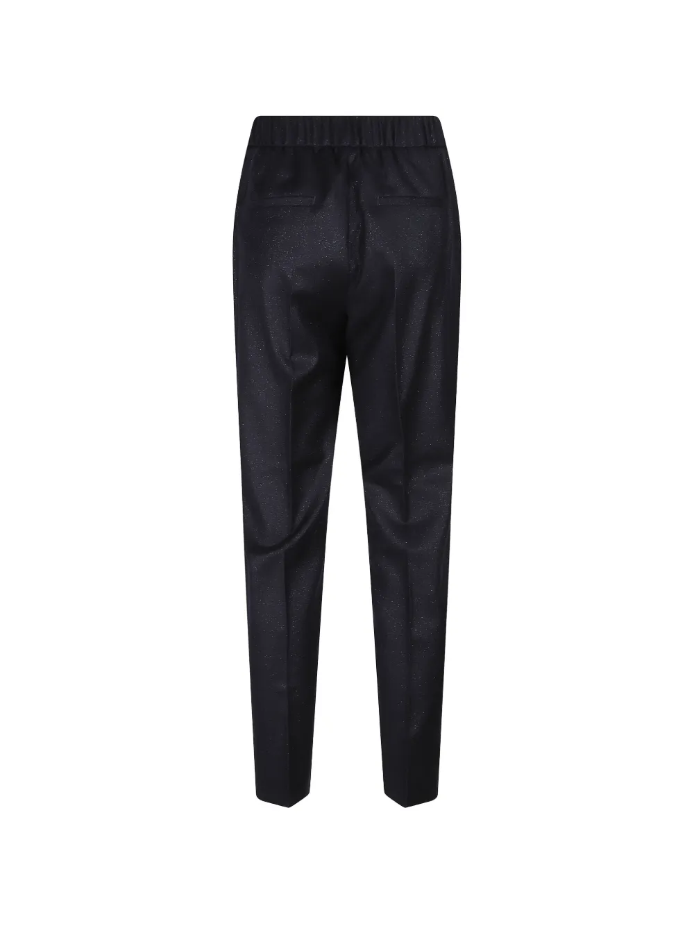 Peserico Broek met elastische taille en verfraaid met kralen Blauw