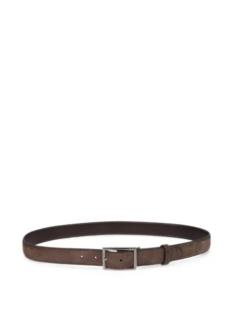 DONDUP suede buckle-fastening belt