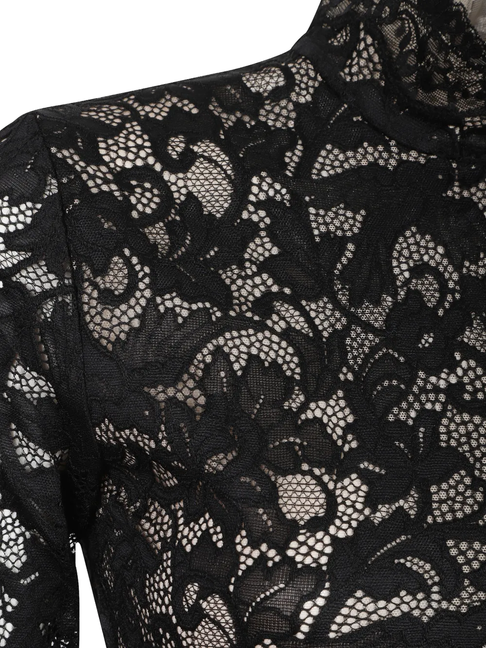ZIMMERMANN Lace Jersey maxi-jurk Zwart