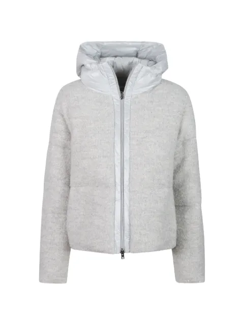 Herno sequin-embellished puffer jacket