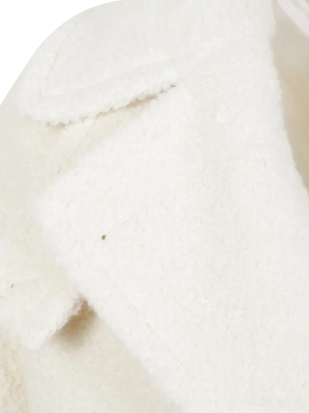 Tagliatore double-breasted bouclé coat Wit