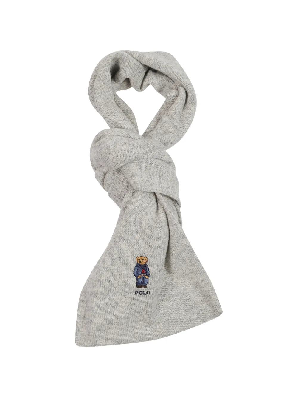 Polo Ralph Lauren Set van muts en sjaal met logo Grijs
