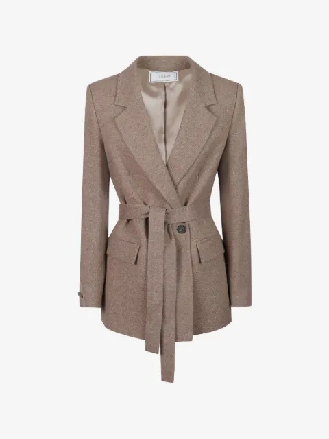 Peserico blazer con solapa de muesca