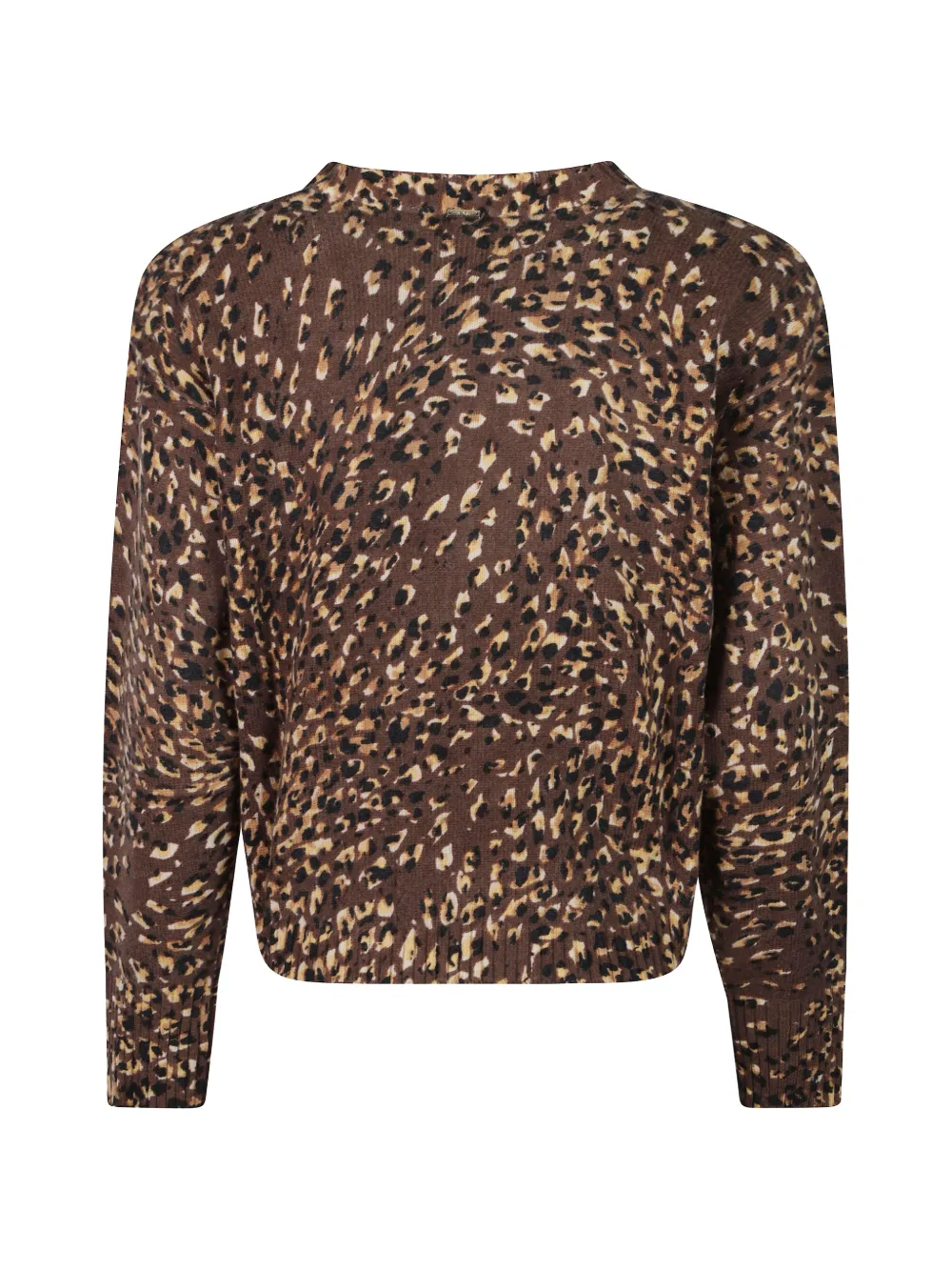 TWINSET Trui met luipaardprint Bruin
