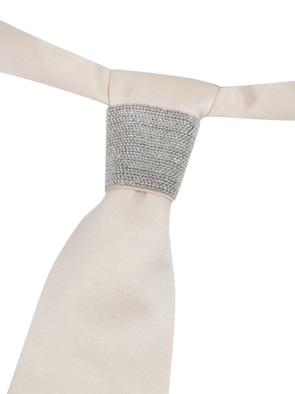 Peserico beaded-knot tie Beige