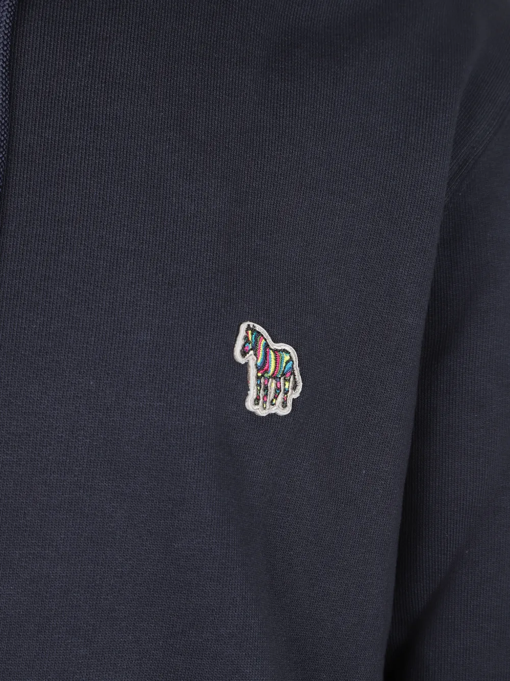 Paul Smith Hoodie met rits en Zebra-logo Blauw