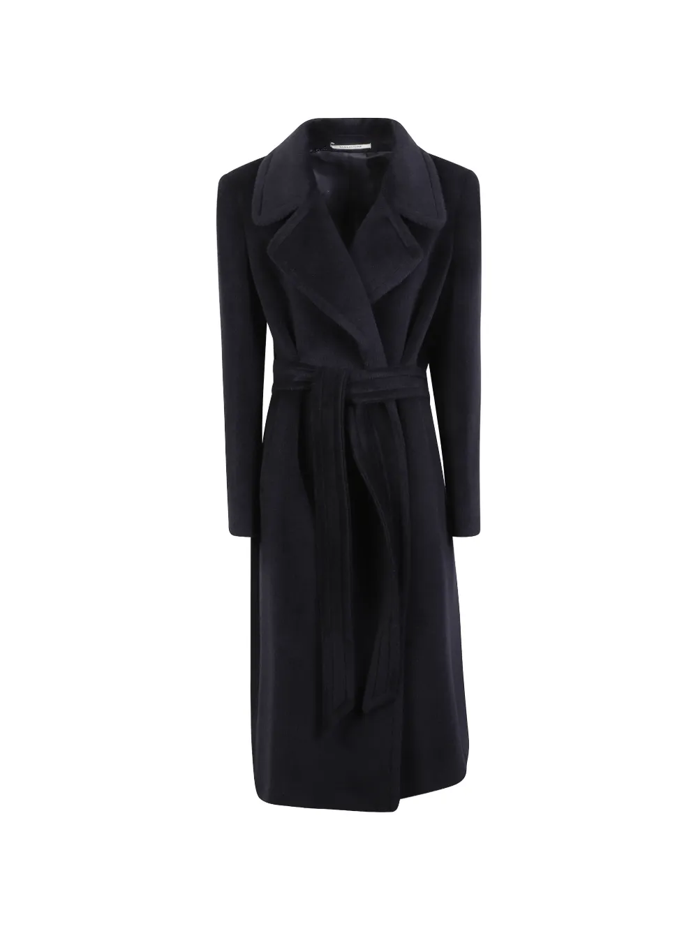 Tagliatore belted notch-lapels coat Blauw