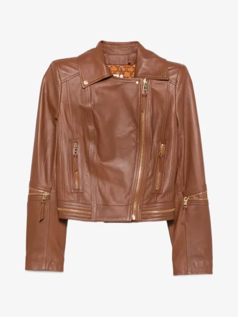 Elisabetta Franchi chamarra biker con cierre
