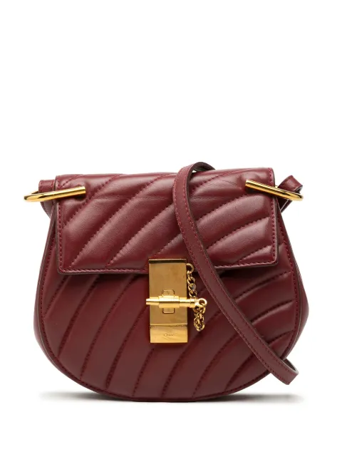 Chloé Pre-Owned 2018 Mini Quilted Leather Drew Bijou satchel