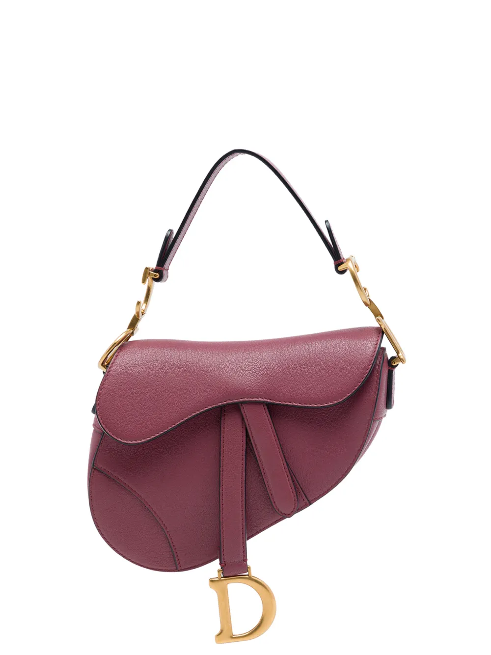 Christian Dior Pre-Owned 2020 Mini Goatskin Saddle Bag satchel - Rosa