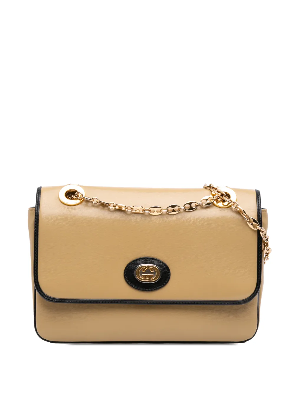 Gucci Pre-Owned 2016-2026 Small Calfskin Marina Chain shoulder bag - Toni neutri