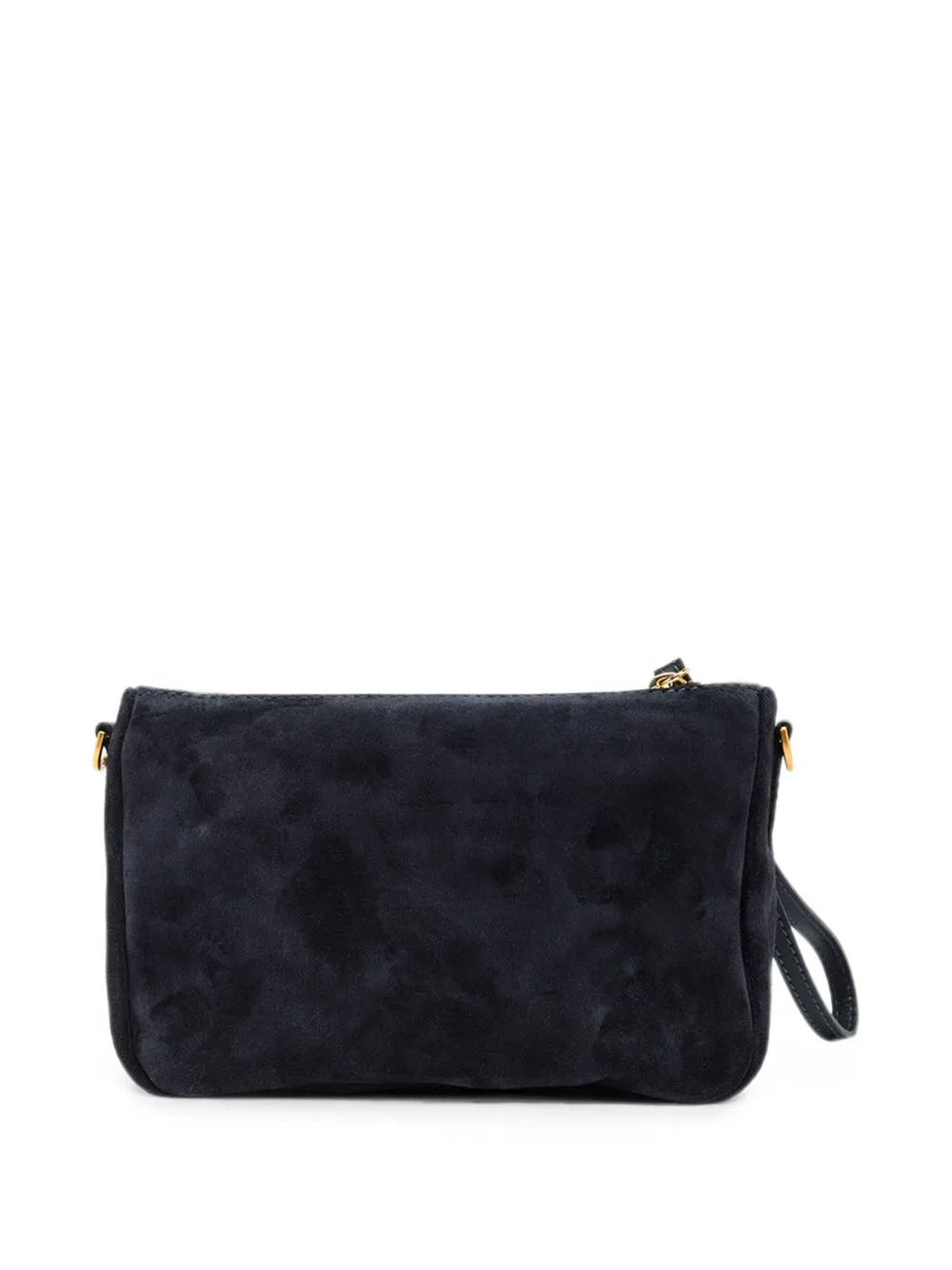 GIANNI CHIARINI Kleine Nora suède clutch Blauw