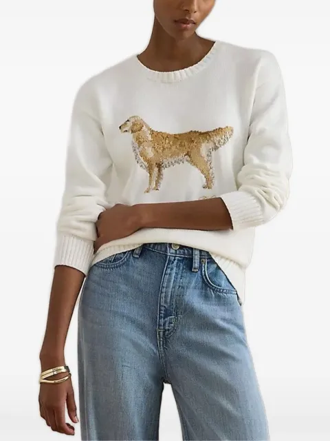 Lauren Ralph Lauren dog-intarsia sweater