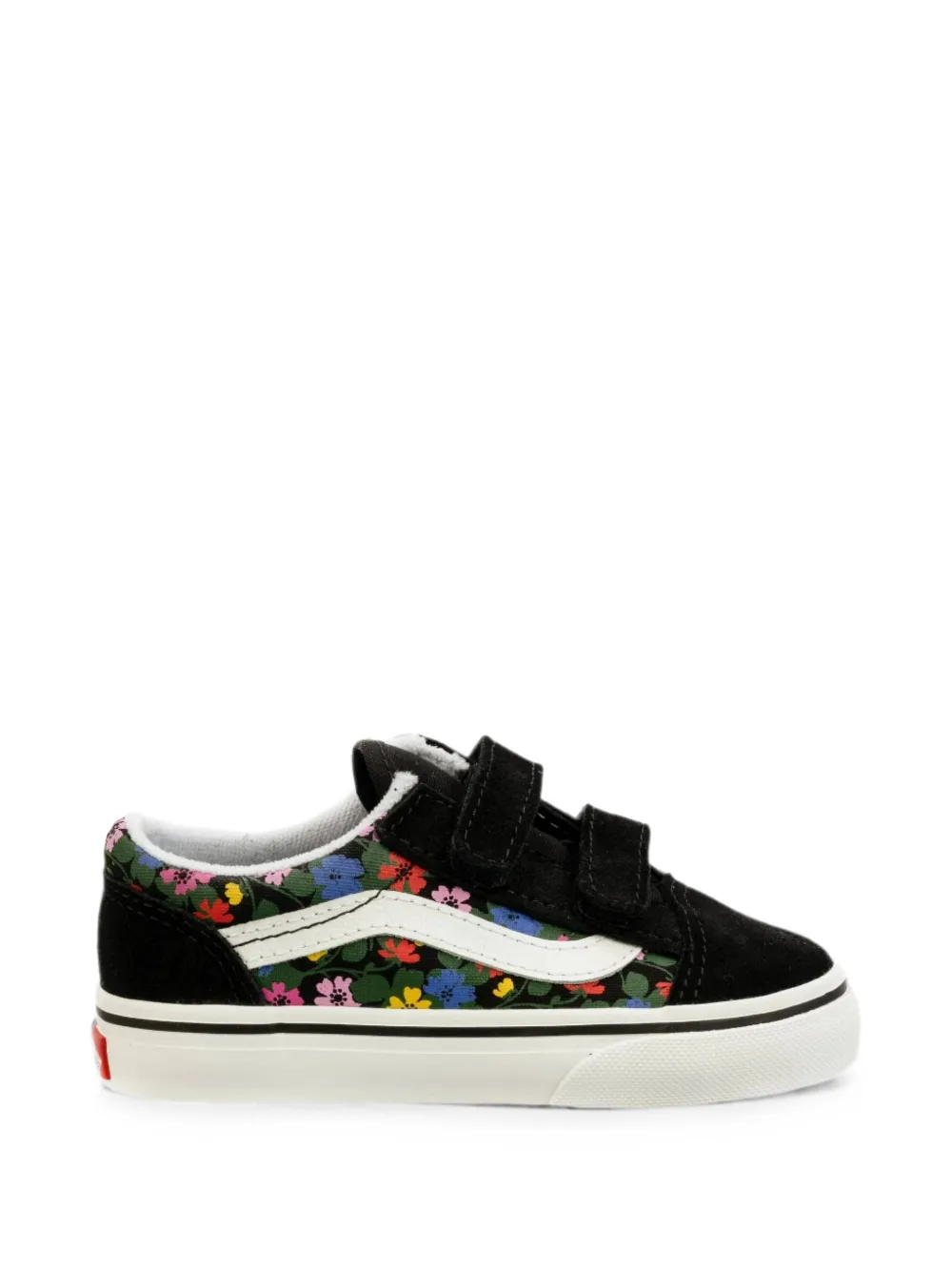 Vans Kids Old Skool floral-print sneakers - Nero