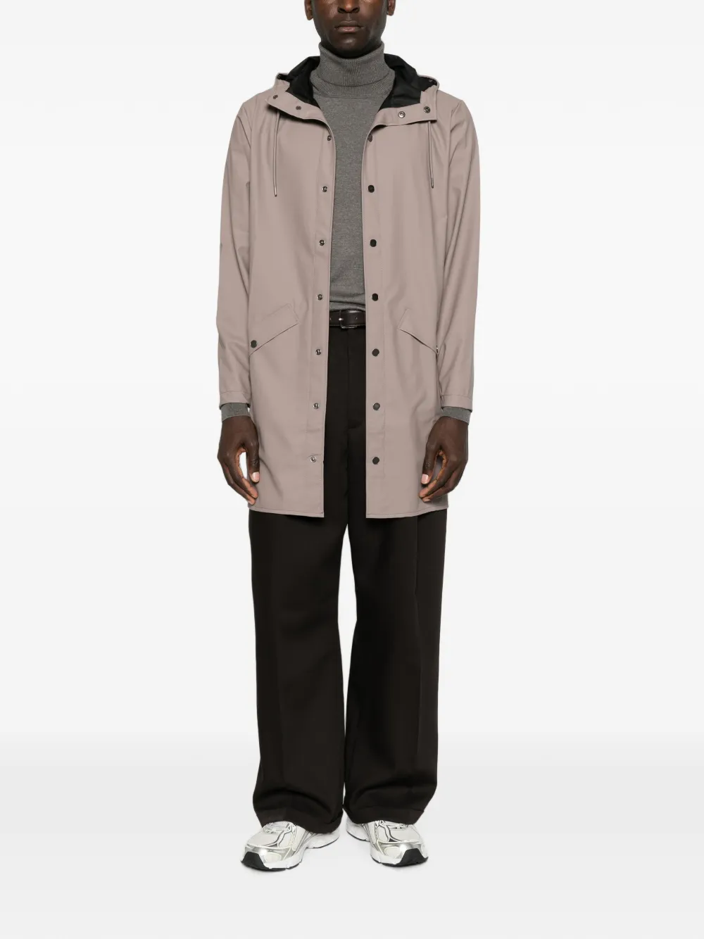 Rains Long Jacket W3 jas Beige