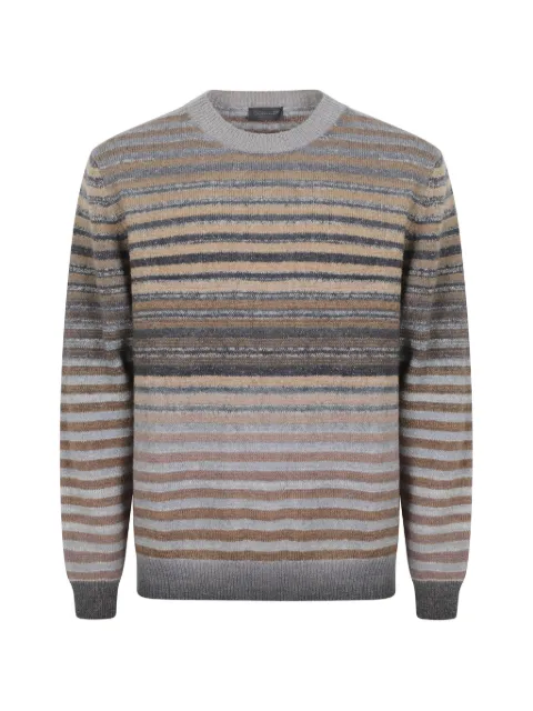 DONDUP striped crew-neck sweater
