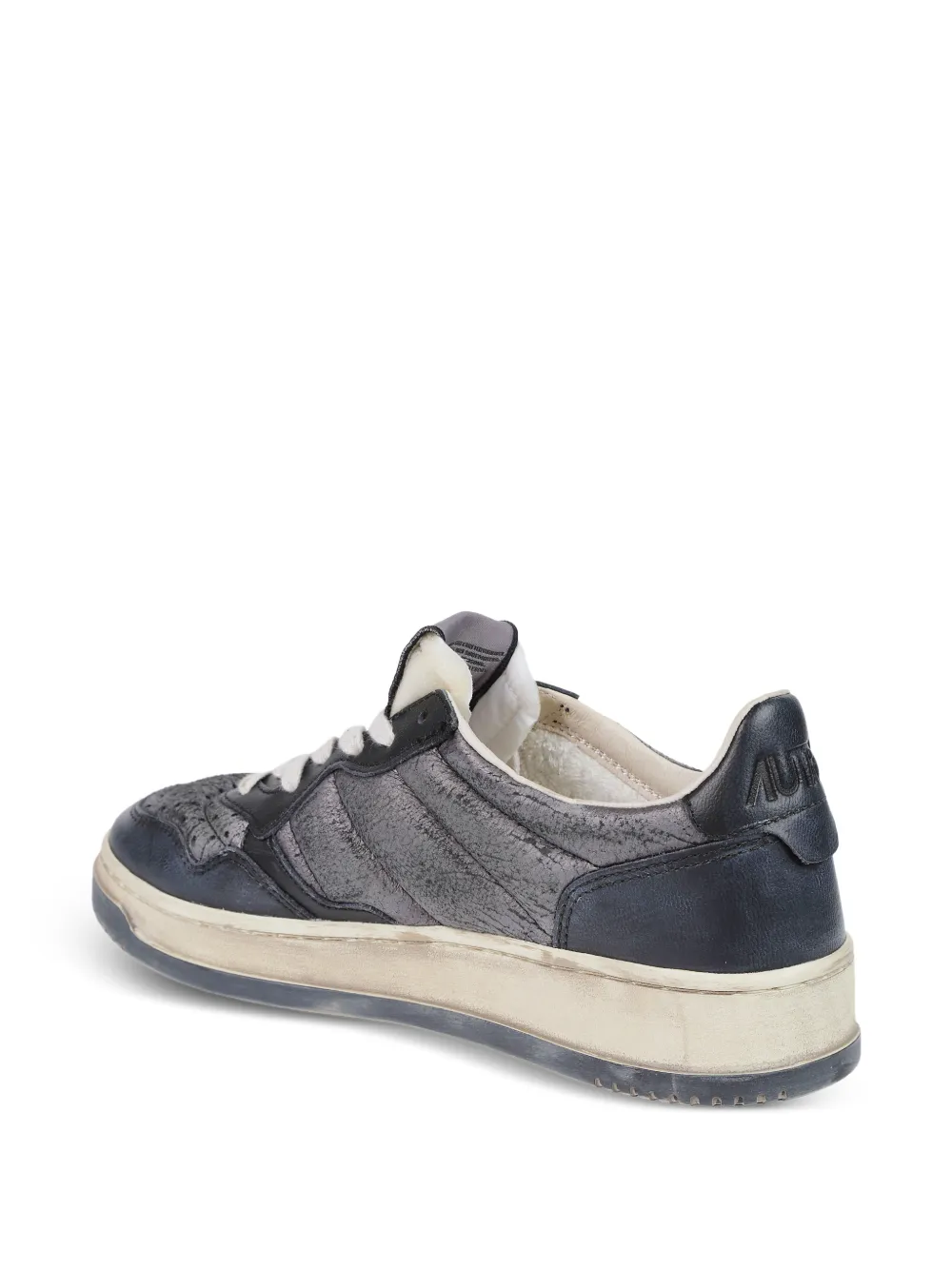Autry Super Vintage leren sneakers Grijs
