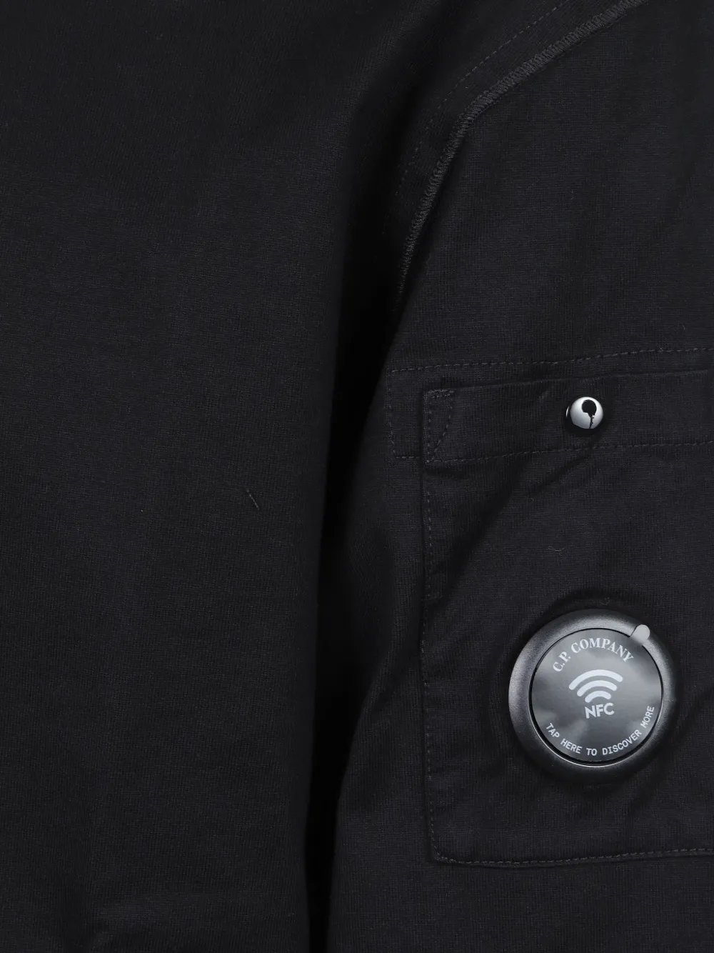 C.P. Company T-shirt met lens-detail Zwart
