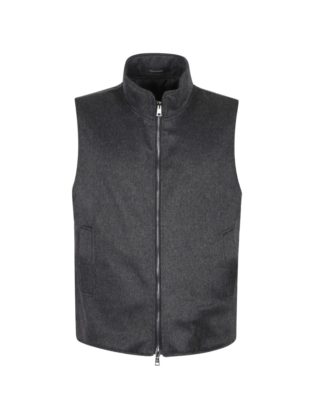 Tagliatore high-neck zip-up gilet
