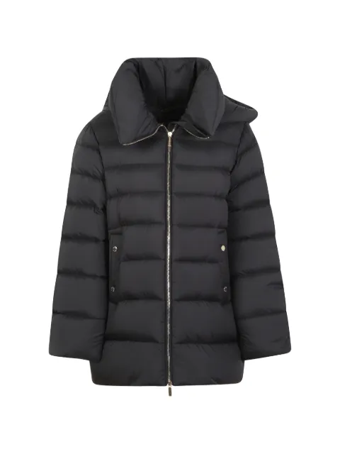 Moorer quilted hooded jacket